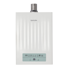 SAKURA櫻花16公升四季溫熱水器，數位恆溫控制，多重安全防護, DH1633H液化瓦斯
