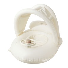 쿵스쿵스 아이링카 파라솔 보행기튜브 아기 자동차 튜브 캐노피 국산 유아 글리터 감성 여름, 1개, 크리미