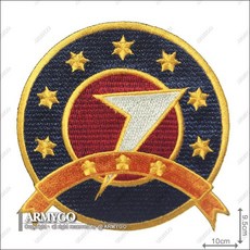 ARMYGO 空軍第七戰術戰鬥機聯隊 部隊章，精緻模型徽章，軍事收藏精品, 不車魔鬼氈, 1個