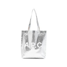 A.P.C. 로고 프린트 토트 백