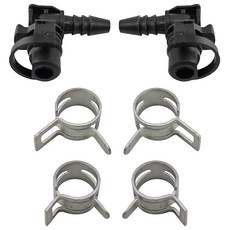 스로틀 밸브 온도 조절기 바디 히터 워터 냉각수 파이프 피팅 호스 배선 커넥터 2팩 쉐보레 크루즈 소닉 트랙스 뷰익 앙코르 교체용 55354565 55574685 9696869