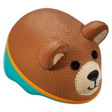 특징 슈윈 캐릭터 헬멧 자전거 3D, X-Small (44 – 50cm), 1개, Teddy Bear