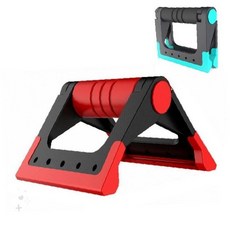 실내 홈트레이닝 상체 근력 강화 접이식 팔굽혀펴기 보조 운동 도구 휴대용 헬스, 상세페이지 참조, 블루2p