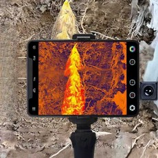 스마트폰 열화상 카메라 테스트 센서 모바일 열감지 측정 장치, 기본형 (땅 위 겨울 죽순 보기)