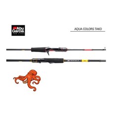 Abu Garcia AQUA COLORS TAKO ACTKC 槍柄/ACTKS 直柄 釣竿, 1個