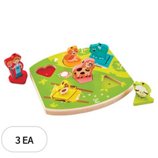 하페 사운드 농장 퍼즐, 3세트, 6피스