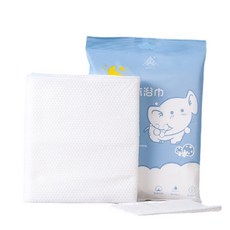 SUNSTAR 巧虎兒童牙膏 軟性薄荷味 70g, 1個, 【獨立包裝！吸水親膚】一次性嬰兒浴巾