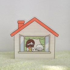 행복한 우리 집 연필꽂이 기독교굿즈 기독교용품 예수님, 1개