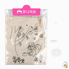 OS 천 7500 캔버스가방 물감세트 낙엽 유아만들기키트 만들기키트