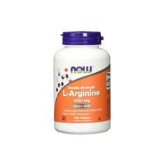 나우푸드 더블 스트랭스 L-아르기닌 1000mg 타블렛, 120정, 1개