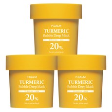피캄 터메릭 커큐민 버블 딥 마스크, 3개, 1개입