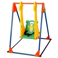 企鵝寶貝 台灣製 長頸鹿單人鞦韆 嬰幼兒盪鞦韆, 1個