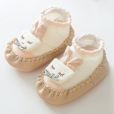 DFMEI 春夏秋兒童地板鞋早教寶寶學步鞋襪棉質嬰兒防滑軟底襪卡通兒童襪