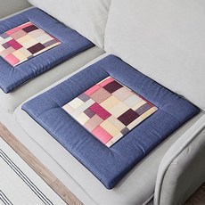 전통 색동 방석 45CmX45Cm