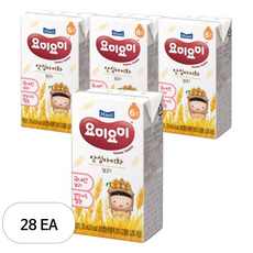매일유업 요미요미 안심아이차 보리, 125ml, 28팩