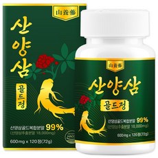 [정품] 산양삼 골드정, 1개, 120정 1개, 120정