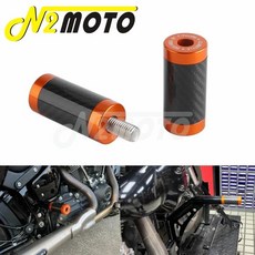 크래시 슬라이더 오토바이 고속도로 라이더 낙하 방지 가드 프레임 엔드, 7. Orange