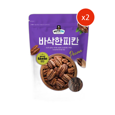 바삭한 피칸, 2개, 150g