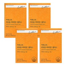 닥터 에스더 에스터 여에스더 리포좀 리포존 비타민 c 비타민씨 글루타치온 효모 추출물 로즈힙 분말, 30정, 4개