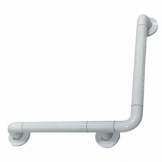 L型扶手 浴室輔助器, 白色, 1個