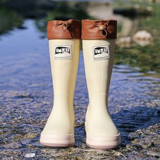 束口雨鞋 男女高筒防水膠鞋