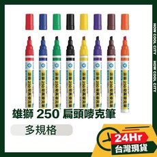 雄獅 250 扁頭奇異麥克筆, 1個, 咖啡