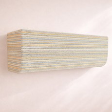 윈디엘 벽걸이 에어컨커버 스판 덮개 가리개 보관커버, 1개, 옐로우
