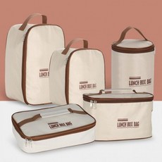 보냉 도시락 토트백 아이스팩 수납 런치백 쿨러백 식품 보관가방 대용량 보냉백, W22