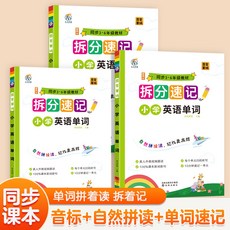 臺灣出貨 拚讀法小學英語單詞拆分速記圖解音標單詞自然拚讀教材, 1個, 48個音標趣味速記【送視頻課】,2025【指定人教版專用】