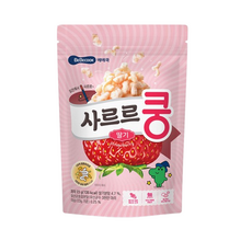 아기과자 딸기 사르르쿵 6개, 딸기맛, 23g, 1개