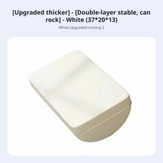 책상 위에 놓는 발 받침대 자세 개선 휴대용 학생 스포츠 참가자 공부방용 마사지 질감, 1개, 3. White