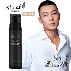 isLeaf 男性私密激淨 慕絲 噴霧 200ml 60ml - 韓國製造, 1個, (魅惑麋香)男性私密激淨慕絲 200ml