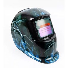 太陽能自動變光電焊面罩, 1個, 閃電款