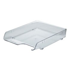 카파맥스 크리스탈 서류받침 1단(42100)/책상 정리, 크리스탈1단-투명