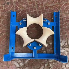 放線滑輪 加強型 出井口 三輪定位 滑輪 電纜放線滑車 洞口保護滑車 電力施工工具, 1個, 尼龍輪-定位滑車