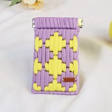 카드지갑 네트공예 다이아 DIY 만들기, 라벤더, 1개