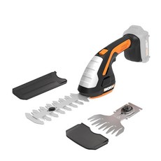 WORX WG801.9 20V 파워 공유 10.2cm(4인치) 무선 전단 및 20.3cm(8인치) 쉬러버 트리머(도구만 해당), WORX WG801.9 20V 파워 공유 10.2cm(