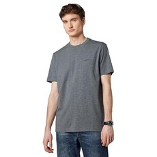 BOSS 보스 남성용 콘트라스트 로고 면 스트레치 티셔츠 크리스프 네이비 3XL 168160, S, 캐슬락