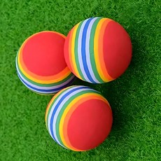 10개입 실내 스크린골프공, 레인보우 ONE