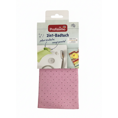 Profissimo 二合一浴巾浴室清潔布 雙面清潔擦拭不留痕, 1個, 粉