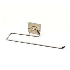 행주 걸이대 무타공 스텐 휴지 접착식 건조대 키친타올 홀더 수건, 1개, 대형