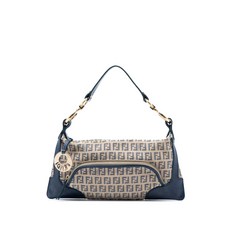 펜디 중고 2000-2010 주키노 캔버스 셰프 포켓 숄더 백