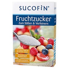 독일 SUCOFIN 과일 설탕 3 x 500g 과당 일반 설탕처럼 사용 가능 일반 설탕보다 20 더 높은 감미력 감미료 및 정제 음료 패스트리 및 커피 프림 프리마 믹스 우유, 1개입