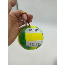 볼 배구공인형 스포츠 소품 선물 기념품, 1개, 맞춤 스타일 A 1 3 8.5cm 그린