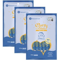 네츄럴코어 메리츄 참치+오메가3 대용량, 오메가3 + 참치 혼합맛, 210g, 3개