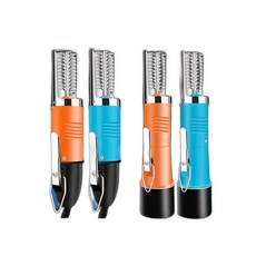 생선비늘 제거기 무선 충전식 자동 고출력 방수 블루, 1개, 충전식 레드