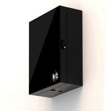 전기차 충전기 스탠드 케이스 주차장 야외 방수 거치대, 프리미엄 프레임리스 유리 키 비번, 1mAh, 1개