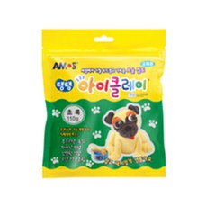 아모스 5000 탱탱아이클레이 파우치, 초록, 110g, 1개