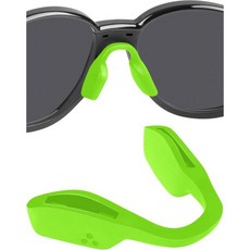 블레이저백 교체용 코 조각 패드 오클리 트레일링 포인트 OO9447 선글라스 3049495, 표준, 그린