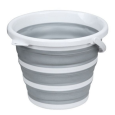 접이식 실리콘 버킷 휴대용 청소용 원형 다용도 접이식 버킷 세차 캠핑용 바캉스 가드닝 캠핑 낚시 식물